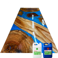 Planche à découper résine époxy de qualité alimentaire, Table de rivière, moulage profond, sans bulle, haute résine époxy transparente