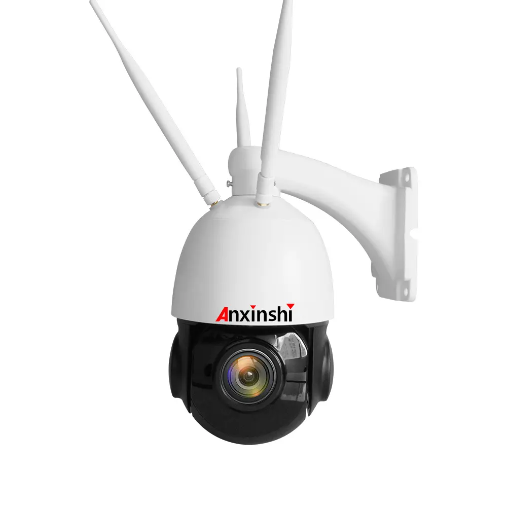 Anxinshi 5MP 3MP 2MP Starlight 4 inch 4G Wifi PTZ IP Camera IR 80M