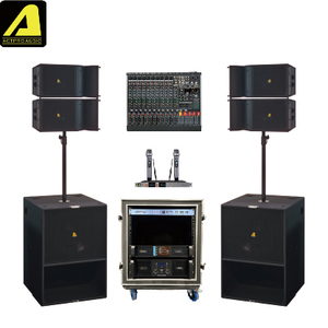 Actpro A2 hệ thống A2 10 inch dòng mảng hàng đầu 18 inch loa siêu trầm hoạt động Loa Set với DSP khuếch đại công suất A2 âm thanh hoạt động - Product Image 2