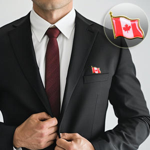 En gros, en stock, logo personnalisé, épingles de revers, badges et broches en alliage avec drapeaux de plusieurs pays, souvenirs de l'événement de football 2026 - Product Image 6