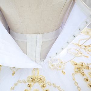 Tutú de Ballet Clásico con Plumas de <span class=keywords><strong>Pavo</strong></span> <span class=keywords><strong>Real</strong></span>, Tutú de Bailarina para Pas De Deux, Cisne Negro - Product Image 6