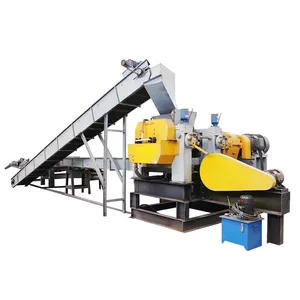 Volledige Automatische Schroot Oude Autobanden Recycling Mulch Machine Band Recycling Plant Apparatuur Om Crumb Rubber