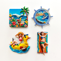 Cadeaux touristiques Aimant de réfrigérateur souvenir des États-Unis en résine 3D imprimée sur mesure Forme irrégulière Taille moyenne Léger