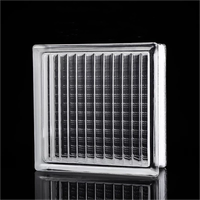 Blocs de verre ultra-transparents creux/pleins 190x190x80mm pour murs-rideaux, protection de l'intimité et haute luminosité