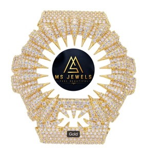 Hot Sale Moissanite Diamond Luxury <b>Men</b> <b>Watch</b> Premium Fashion Wristwatch with Iced Out Sparkling Stone Design <b>for</b> Daily Wear - Product Image 5