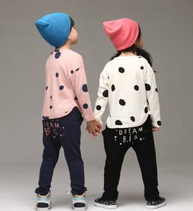 Costume en coton pour filles, style sport, mode coréenne 2016, fabriqué en Chine - Product Image 4