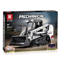 Reobrix 22004, Kit de Construcción de Minicargadora Inteligente de 35 cm, Ideal para Aulas STEM, Minoristas de Tecnología y Programas de Regalos Corporativos