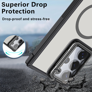 เคส S26ใสสำหรับ <span class=keywords><strong>Samsung</strong></span> Galaxy, เคสแม่เหล็กโปร่งแสงพร้อมขาตั้งกล้อง S26 S25ขอบ <span class=keywords><strong>FE</strong></span> - Product Image 5