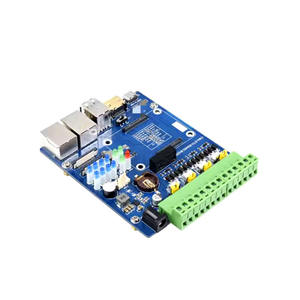 Carte d'extension double Ethernet Raspberry Pi CM4, module de calcul, carte arrière GPIO, carte d'extension quatre voies RS485/USB - Product Image 1