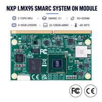 Module SMARC 2.1 50x82mm, 6 cœurs Cortex A55, 2.0 TOPS NPU, 4 Go LPDDR5, 32 Go EMMC, double Gigabit, Linux I.MX95, système sur module SMARC