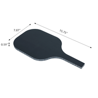 Raquette de pickleball JMFY OEM, noyau en nid d'abeille non tissé en PP, résistante aux UV, imperméable, certifiée ROHS, pour les sports professionnels