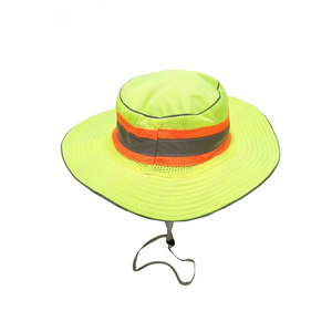Bande réfléchissante Highlight Chapeau réfléchissant à larges bords Chapeau fluorescent Sunsaade pour l'assainissement d'été Protection solaire - Product Image 1