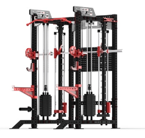 Máquina Smith con Carga de Placas, Rack de Carga Doble para Entrenamiento de Fuerza, Equipo de Gimnasio y Fitness - Product Image 2