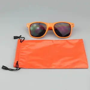 Vente en gros de nouvelles lunettes de soleil tendance pas cher Lunettes de soleil imprimées avec logo personnalisé orange Lunettes de soleil promotionnelles pour hommes et femmes