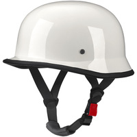 Casque de moto rétro en ABS, style allemand, demi-casque, casque de pilote universel
