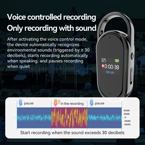 Grabadora de Voz Profesional S29, Reducción de Ruido Inteligente HD, 60 Horas de Grabación, Audio WAV, Portátil, Batería de Larga Duración, Grabación Empresarial - Product Image 4