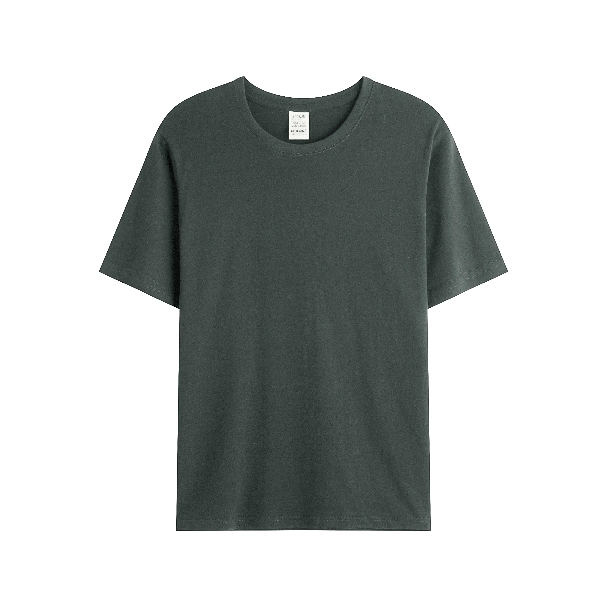Kaus ukuran besar dengan cetakan DTG terbuat dari 100% katun gaya Streetwear Ideal untuk dicuci Hip Hop terlihat