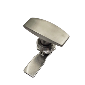 MS705-3U 304 Serrure d'armoire en acier inoxydable avec poignée rotative T-<span class=keywords><strong>Lock</strong></span> Serrure à languette Boîte électrique Serrures transfrontalières cylindriques - Product Image 6