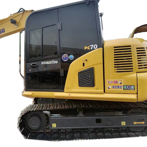 Vente en gros d'excavateur sur chenilles Komatsu PC70 importé du Japon Mini pelleteuse de 7 tonnes Pelle hydraulique d'occasion à vendre - Product Image 1