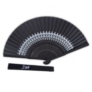 Éventail à main en bambou Larrel, peint sur mesure, en matériau naturel, pour femme, style chinois et japonais, vintage, élégant, pliable, pour mariage et église, motif croix - Product Image 5