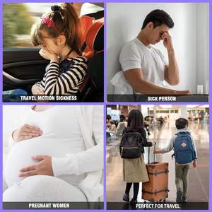Alivio del Mareo por Movimiento, Bolsas para Vómito a Prueba de Fugas, Desechables, para Viajes en Auto, Aptas para Niños, Paquete de 24, Impresión por Grabado - Product Image 4