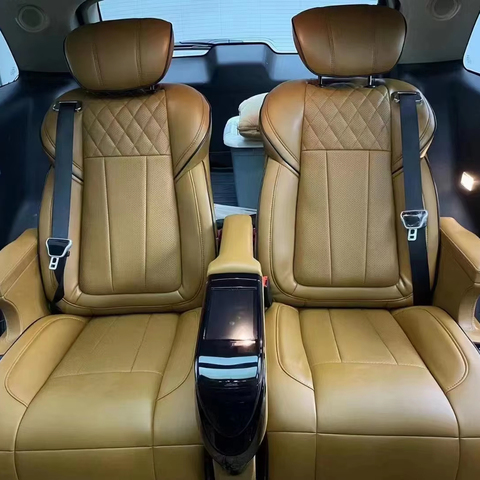High Quality Brown Plastic Racing Car Seats for Lexus LX570 SUV-Aviation Style Wholesale