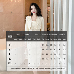 เสื้อคลุมสั้นทรงเข้ารูป แขนยาว จับจีบ แต่งโบว์ใหญ่ รุ่น ZYHT 10849 เสื้อผ้าผู้หญิง บลูเซอร์ครอป - Product Image 5