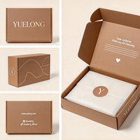Boîtes d'expédition en papier personnalisées avec logo imprimé pour les petites entreprises, boîtes d'emballage en carton ondulé pour chaussures et vêtements
