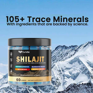 Высокое качество, индивидуальная торговая марка, медицинская добавка без сахара, органический Чистый Экстракт хималайского шиладжита, мармелад с ашвагандхой - Product Image 2