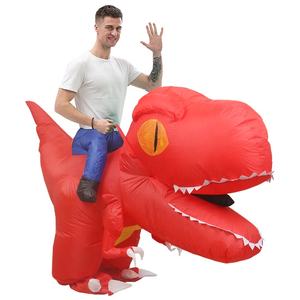 할로윈 파티 T-REX 공룡 의상 하이 퀄리티 재미 있은 용 풍선 거대한 머리 타고 공룡 의상 - Product Image 6