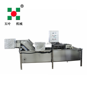 Máquina Industrial de Lavado de Frutas y Verduras con Burbujas/Equipo de Limpieza Automático, Máquina Comercial Grande de Lavado Continuo de Hojas - Product Image 3