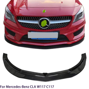 For CLA-Class W117 C117 Style Real Carbon Fiber Front Lip 2013-2020 - Product Image 1
