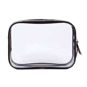 <b>Clear</b> Travel <b>Toiletry</b> Cosmetic Waterproof Quart Size <b>Bag</b> Pvc Makeup Organizer for Women - Product Image 5