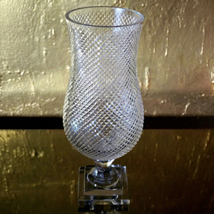 Vase en cristal avec motif hexagonal, décoration de table moderne, design unique - Product Image 4