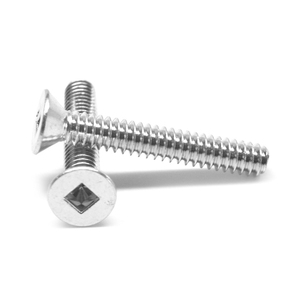 Ốc Vít Đầu Phẳng Máy Robertson M4 12-32 M6x60 Trục Vít Đầu Phẳng Bằng Thép Không Gỉ Ổ Đĩa Vuông Dưới Cắt M4 M4 8-32 - Product Image 1