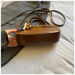 Sac à bandoulière classique en cuir PU pour <span class=keywords><strong>femme</strong></span> – Sac à main élégant et abordable - Product Image 2