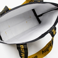 Sac fourre-tout en PP tissé laminé de haute qualité, design personnalisé, réutilisable, écologique, durable, impression de logo personnalisée, matériau recyclé