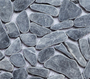 Stein gemischte Metall unregelmäßige Stein mosaik fliese für Haupt dekoration - Product Image 6