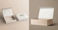 Boîte d'emballage personnalisée en carton recyclable avec fermeture magnétique pour montres, bijoux, mariage, Saint-Valentin, boîtes en papier pour cadeaux