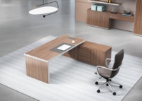 Nouveau design de table en forme de L pour bureau, table de bureau moderne Mobilier de bureau en forme de L Vente promotionnelle
