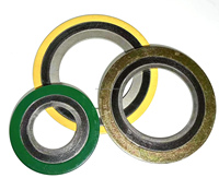 Joint spiralé sur mesure en acier inoxydable 316 rempli de graphite, conforme ASME B16.20, pour joint de bride à anneaux intérieur et extérieur, pour pipeline pétrolier et gazier