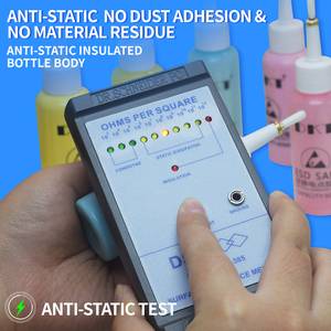 Botella de 60 ml con punta de cepillo integrada, dispensador de alcohol antiestático seguro para ESD, para soldar - Product Image 6