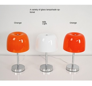 Veilleuse champignon vintage, lampe de table moderne <span class=keywords><strong>Bauhaus</strong></span>, matériau PC flexible pour chambre à coucher, chevet, atmosphère décorative pour famille d'accueil - Product Image 5