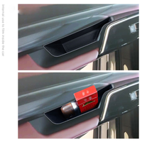 Haute qualité 4 pièces poignée de porte avant boîte de rangement porte intérieure côté ABS poches organisateur pour Volkswagen ID6.X /ID6.CROZZ