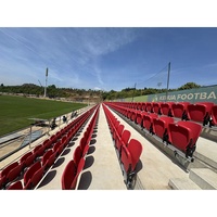 Sièges de stade pliables fixes, directement de l'usine, couleur personnalisable, chaises en plastique pour arènes sportives et gymnases scolaires