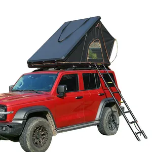 Tente dure en aluminium durable de dessus de toit de Shell pour le camping extérieur approprié à la personne 2-3