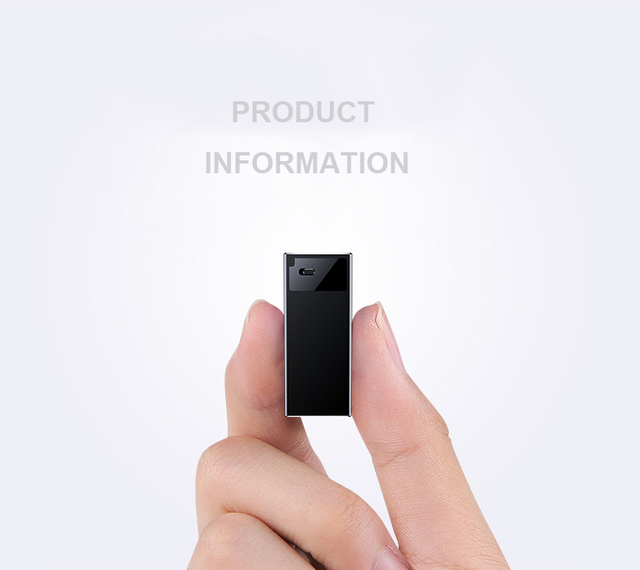 V12 New Type Voice Recorder Large Battery Small Body Portable Voice Recorder for Recording Voice