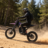 Moto cross électrique professionnelle de niveau 72V 5000W pour adultes débutants en course tout-terrain et en conduite en forêt