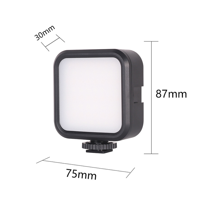 LED Video Light Softbox Portable Camera Photo Light CRI95+5600K Dimmable Panel for DJI OSMO Mobile 3 Pocket Sony A6400 6500 Go