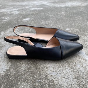 Dernière Version des <span class=keywords><strong>Sandales</strong></span> <span class=keywords><strong>Plates</strong></span> <span class=keywords><strong>Femme</strong></span> Formelles en PU, Style Bretelle Tendance - Product Image 5
